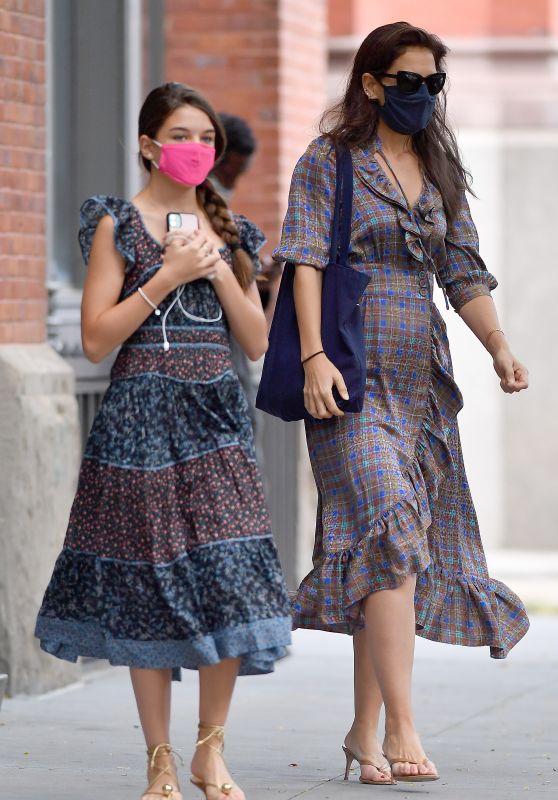 Katie Holmes and Suri Cruise - Out in NYC 08/23/2020