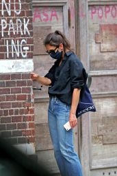 Katie Holmes in Casual Outfit - New York 08/28/2020