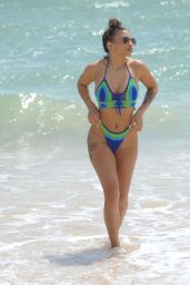 Kayleigh Morris in a Bikini - Camber Sands beach, East Sussex 06/25/2020