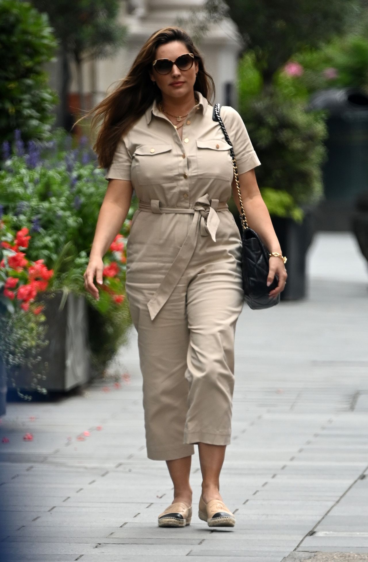 Kelly Brook - Outside the Global Radio Studios in London 08/18/2020