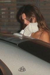 Kendall Jenner in White Mini Dress at Nobu in Malibu 08/15/2020