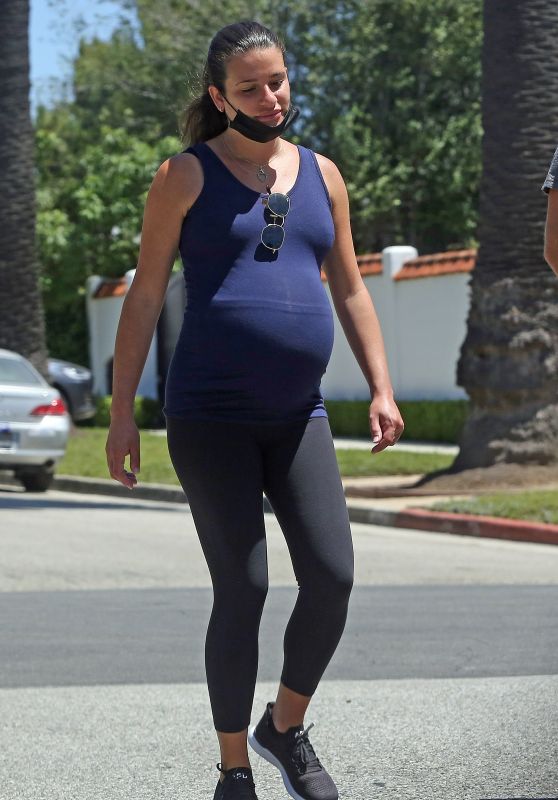 Lea Michele - Out For a Walk in Santa Monica 08/08/2020
