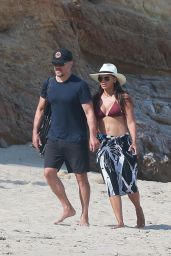 Luciana Barroso and Matt Damon - Beach Day in Malibu 08/18/2020