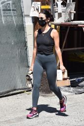 Lucy Hale at Alfreds Cafe in Studio City 08/12/2020