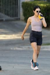Lucy Hale - Goes on a Hike With a Friend at Fryman Canyon in LA 08/13/2020