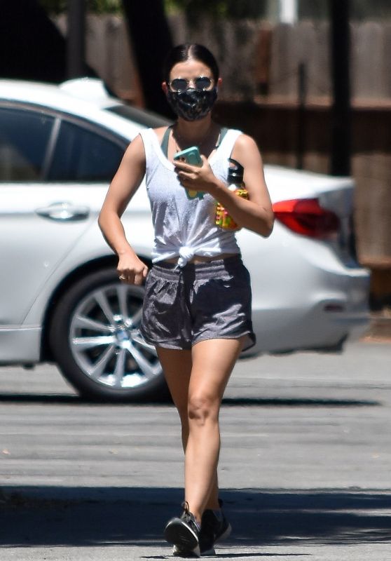 Lucy Hale - Hike in Studio City 08/01/2020
