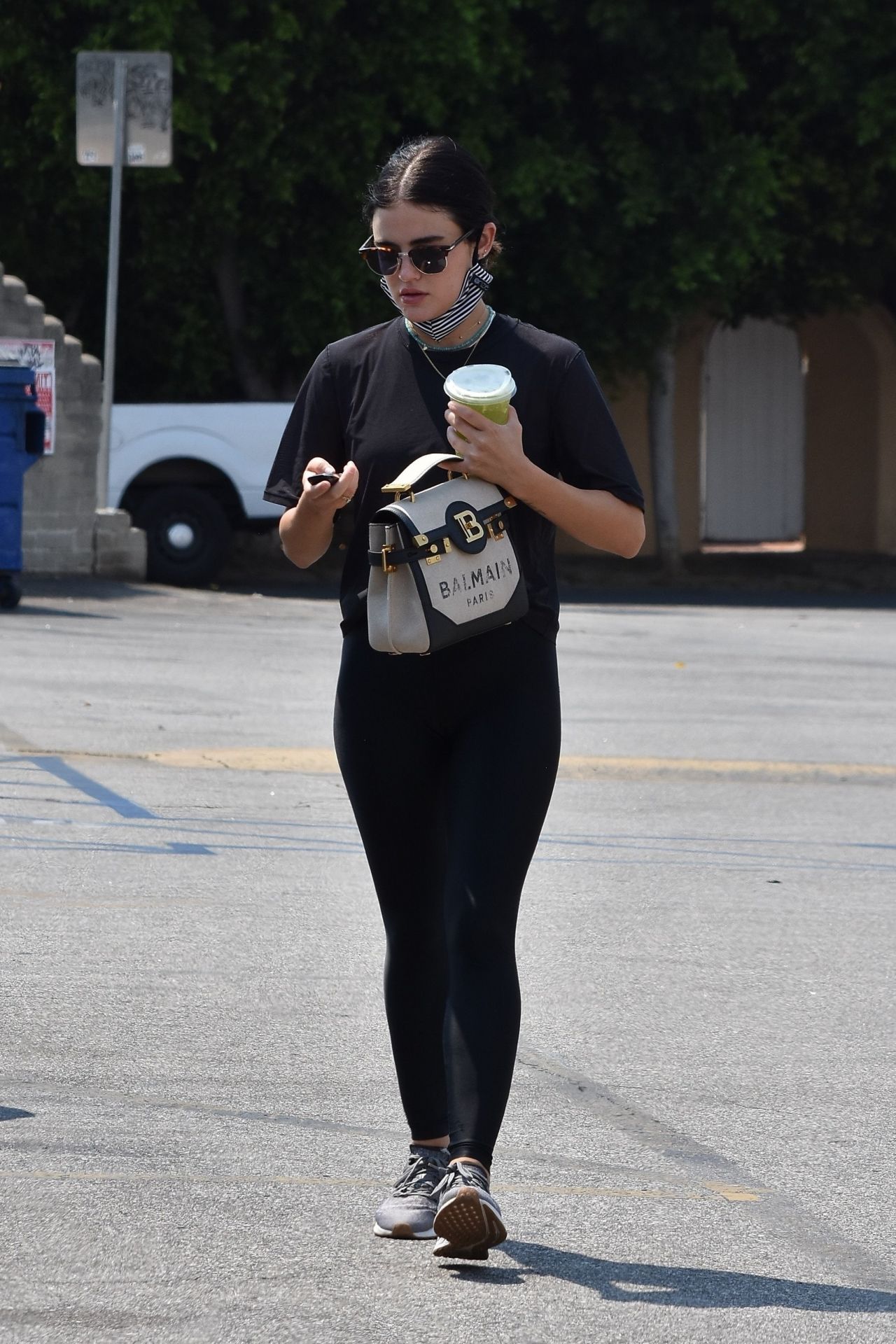 Lucy Hale in Workout Clothes - Studio City 08/19/2020 • CelebMafia