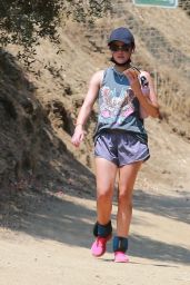 Lucy Hale - Solo Hiking in LA 08/20/2020
