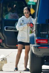 Lucy Hale - Visits a Friend in Studio City 08/29/2020