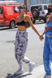 Madison Beer in a Black Top - Beverly Hills 08/12/2020