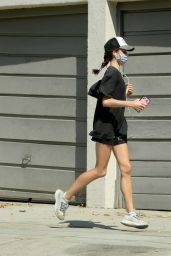 Margaret Qualley - Jogging in LA 08/04/2020
