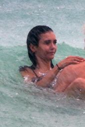 Nina Dobrev and Shaun White at the Beach in Tulum 08/21/2020
