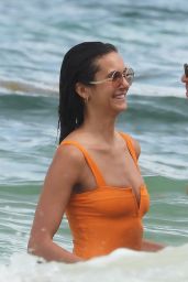 Nina Dobrev in Swimsuit - Beach in Tulum 08/21/2020