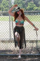 Phoebe Price at the Park in Los Angeles 08/03/2020