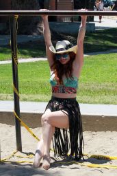 Phoebe Price at the Park in Los Angeles 08/03/2020