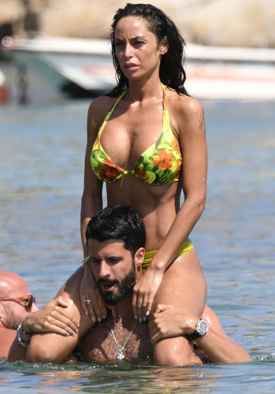 Raffaella Fico in a Bikini - Holiday in Mykonos 08/09/2020