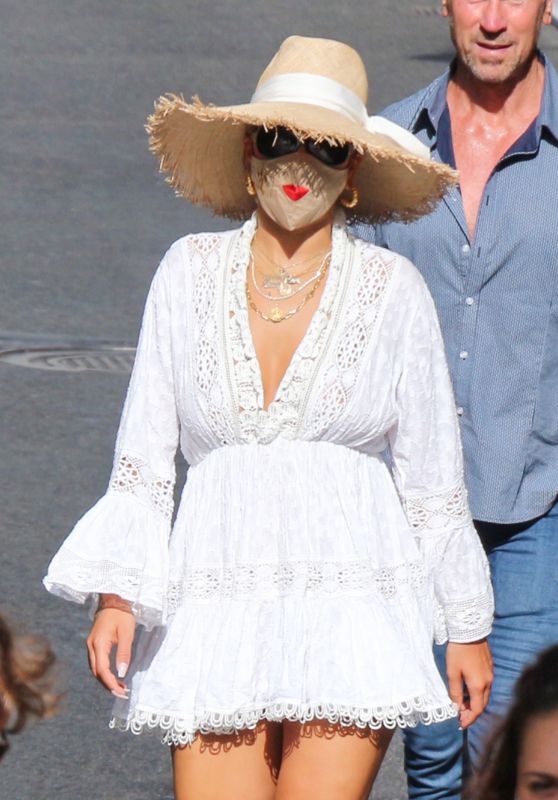 Rita Ora - Out in Capri 08/30/2020