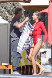 Sistine Stallone and Sylvester Stallone - Beach in Malibu 08/09/2020