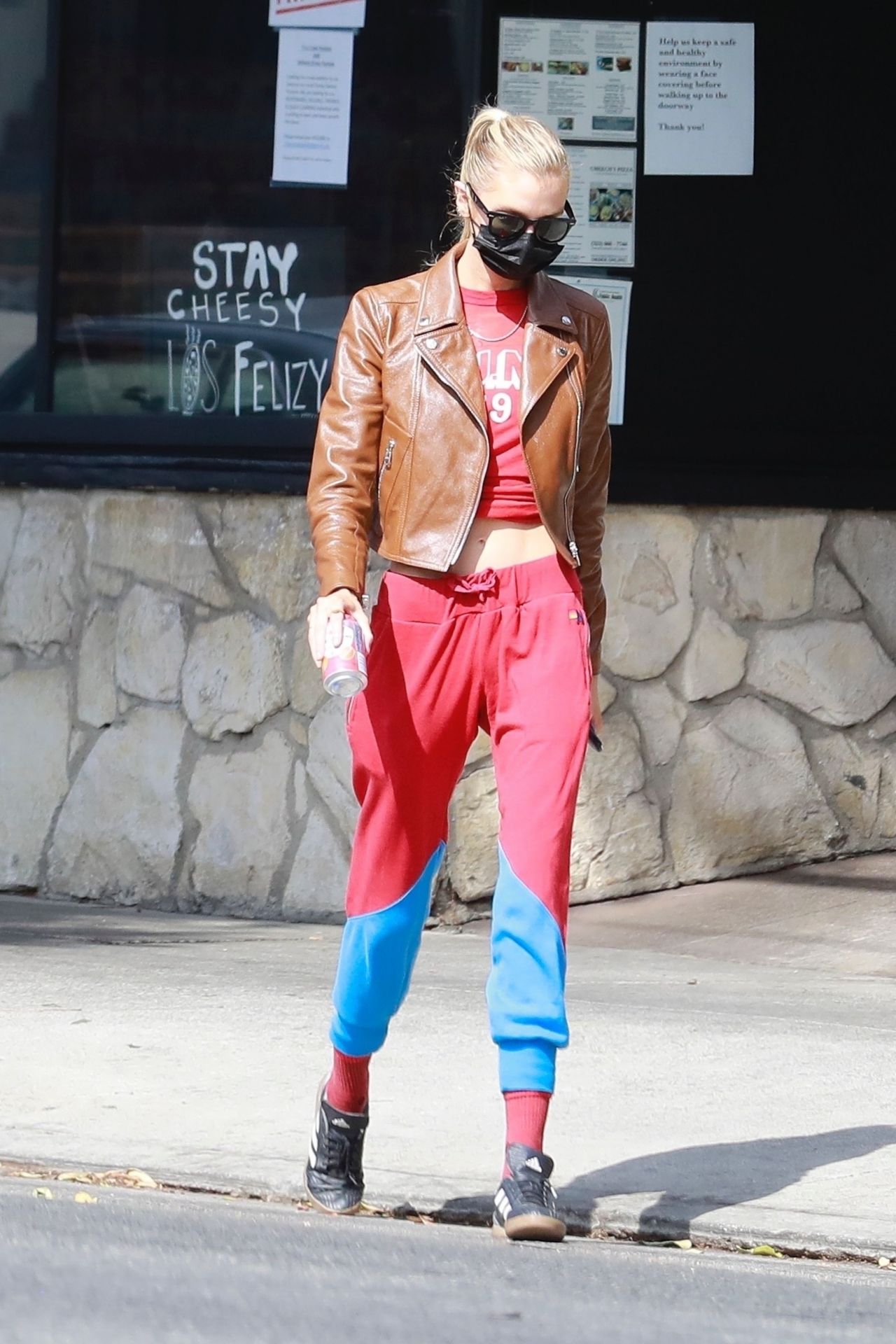 Stella Maxwell Street Style - Little Dom's in Los Feliz 08/23/2020