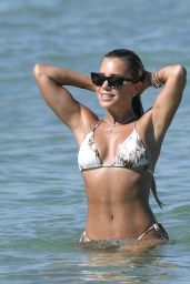 Sylvie Meis in a Bikini on the Beach in Saint-Tropez 08/11/2020