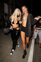 Tana Mongeau and Olivia Ponton Night Out - Tao Restaurant in West Hollywood 08/25/2020