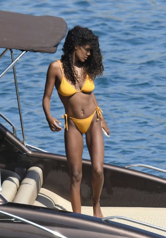 Tina Kunakey in a Bikini on Holiday in Mykonos Island 08/06/2020