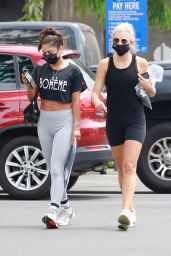 Vanessa Hudgens at the Dogpound Gym in West Hollywood 08/04/2020