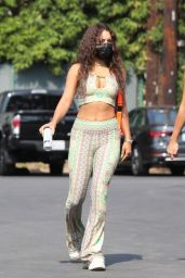 Vanessa Hudgens in a Hippie-Inspired Workout Ensemble - West Hollywood 08/21/2020