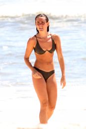 Victoria de Lesseps at the Beach in The Hamptons 08/17/2020