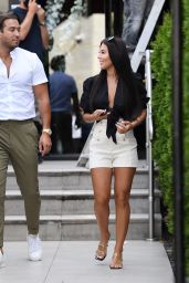 Yazmin Oukhellou - "The Only Way is Essex" Filming in London 08/05/2020