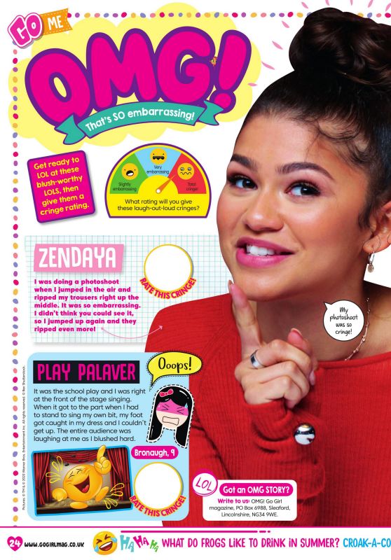 Zendaya - Go Girl Magazine August 2020 Issue