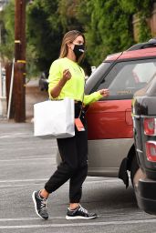 Alessandra Ambrosio in Casual Outfit - Country Mart in Brentwood 09/12/2020