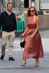 Amanda Holden in Tight Dress - London 09/07/2020
