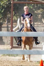 Amber Heard - Horseback Riding in LA 09/23/2020