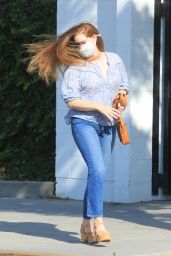 Amy Adams - Leaving a Hair Salon in Beverly Hills 09/04/2020