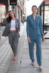Amy Jackson in a Pantsuit - Out in London 09/02/2020