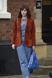 Amy Wren, Catherine Tyldelsey and Alexandra Roach - New ITV Drama "Viewpoint" Filming in Manchester 09/03/2020