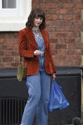 Amy Wren, Catherine Tyldelsey and Alexandra Roach - New ITV Drama "Viewpoint" Filming in Manchester 09/03/2020