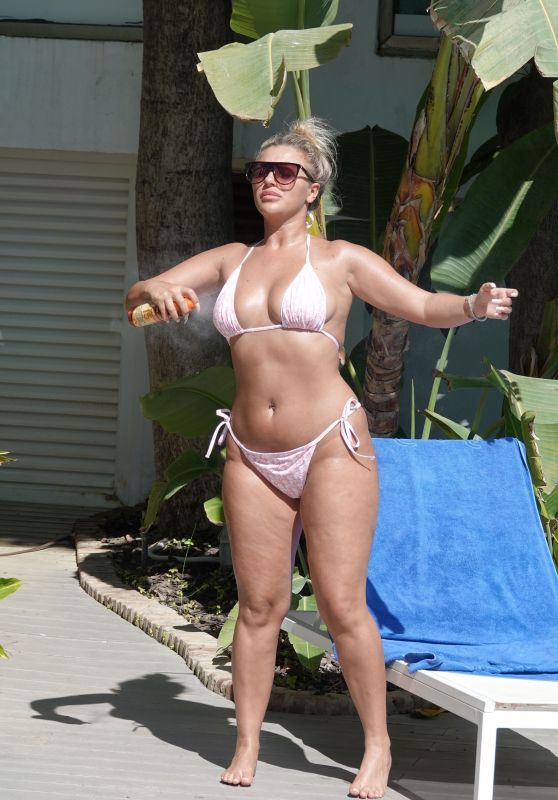 Bethan Kershaw in a Bikini on Holiday in Marbella 09/03/2020