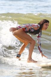 Bethenny Frankel in a Swimsuit - Surf Class Day in Hamptons 09/08/2020