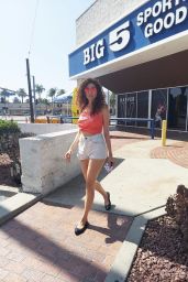 Blanca Blanco in Denim Shorts - Sporting Goods in LA 09/20/2020
