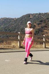 Blanca Blanco in Workout Outfit - Hiking in the Hollywood Hills 09/22/2020