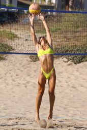 Camila Coelho - Playing Beach Volleyball in Santa Monica 09/19/2020