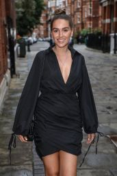 Chloe Ross in a Little Black Dress - London 09/02/2020