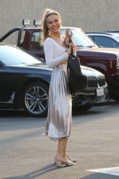 Chrishell Stause Street Style - Leaving the DWTS Studio in LA 09/27/2020