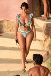 Demi Rose on the Beach in Ibiza 08/29/2020