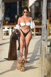 Demi Rose on the Beach in Ibiza 09/07/2020