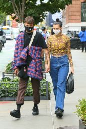 Dua Lipa and Anwar Hadid - Stroll in NY 09/29/2020