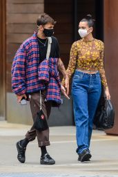 Dua Lipa and Anwar Hadid - Stroll in NY 09/29/2020