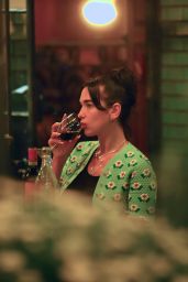 Dua Lipa in Motoguo Daisy Cardigan - Out in New York 09/21/2020